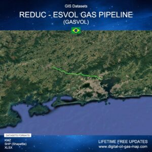 [Product Image] GIS Datasets of Reduc - Esvol Gas Pipeline (GASVOL)