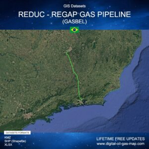 [Product Image] GIS Datasets of Reduc - Regap Gas Pipeline (GASBEL)