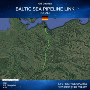 [Product Image] GIS Datasets of Baltic Sea Pipeline Link (OPAL)
