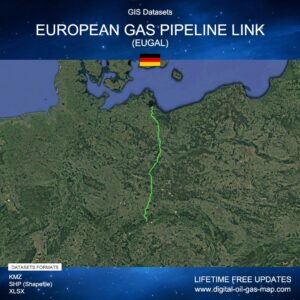 [Product Image] GIS Datasets of European Gas Pipeline Link (EUGAL)