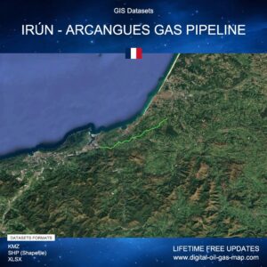 [Product Image] GIS Datasets of Irún - Arcangues Gas Pipeline