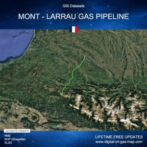[Product Image] GIS Datasets of Mont - Larrau Gas Pipeline