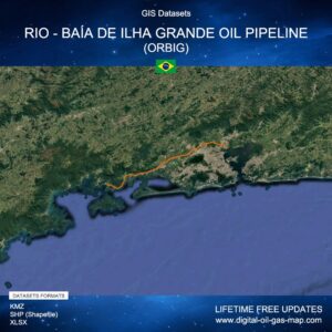 [Product Image] GIS Datasets of Rio - Baía de Ilha Grande Oil Pipeline (ORBIG)