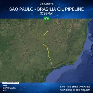 [Product Image] GIS Datasets of São Paulo - Brasilia Oil Pipeline (OSBRA)