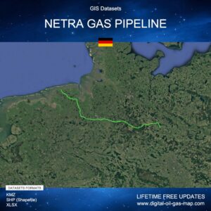 [Product Image] GIS Datasets of NETRA Gas Pipeline