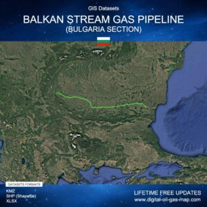 [Product Image] GIS Datasets of Balkan Stream Gas Pipeline (Bulgaria Section)