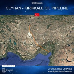 [Product Image] GIS Datasets of Ceyhan - Kırıkkale Oil Pipeline