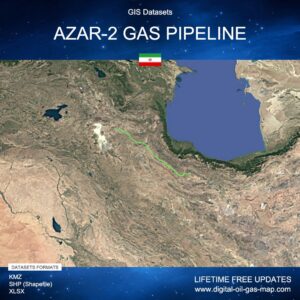 [Product Image] GIS Datasets of AZAR-2 Gas Pipeline