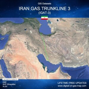 [Product Image] GIS Datasets of Iran Gas Trunkline 3 (IGAT-3)