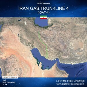 [Product Image] GIS Datasets of Iran Gas Trunkline 4 (IGAT-4)