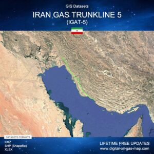 [Product Image] GIS Datasets of Iran Gas Trunkline 5 (IGAT-5)