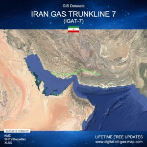 [Product Image] GIS Datasets of Iran Gas Trunkline 7 (IGAT-7)