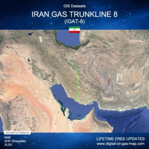 [Product Image] GIS Datasets of Iran Gas Trunkline 8 (IGAT-8)