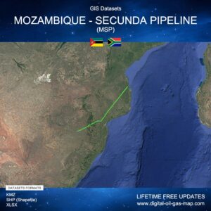 [Product Image] GIS Datasets of Mozambique - Secunda Pipeline (MSP)