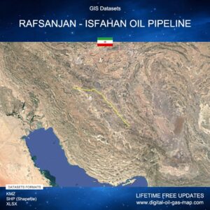 [Product Image] GIS Datasets of Rafsanjan - Isfahan Oil Pipeline