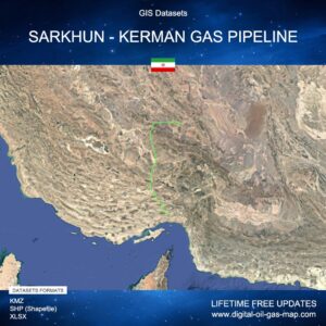 [Product Image] GIS Datasets of Sarkhun - Kerman Gas Pipeline