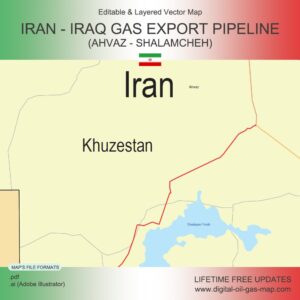[Product Image] Iran - Iraq Gas Export Pipeline (Ahvaz - Shalamcheh)