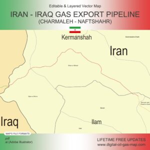 [Product Image] Iran - Iraq Gas Export Pipeline (Charmaleh - Naftshahr)