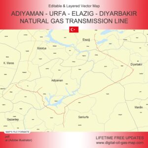 [Product Image] Adıyaman - Urfa - Elazıg - Diyarbakir Natural Gas Transmission Line