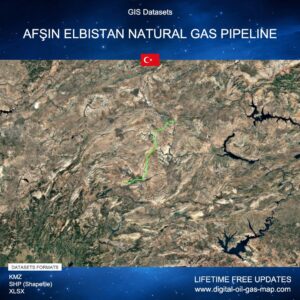 [Product Image] GIS Datasets of Afşin Elbistan Natural Gas Pipeline