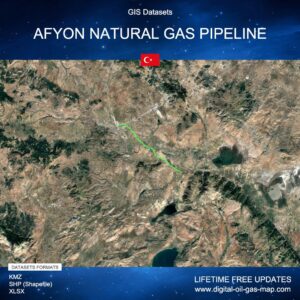 [Product Image] GIS Datasets of Afyon Natural Gas Pipeline