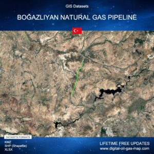 [Product Image] GIS Datasets of Boğazlıyan Natural Gas Pipeline