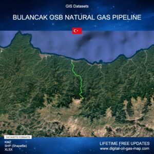 [Product Image] GIS Datasets of Bulancak OSB Natural Gas Pipeline