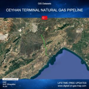 [Product Image] GIS Datasets of Ceyhan Terminal Natural Gas Pipeline