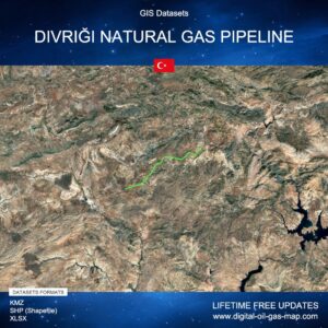 [Product Image] GIS Datasets of Divriği Natural Gas Pipeline