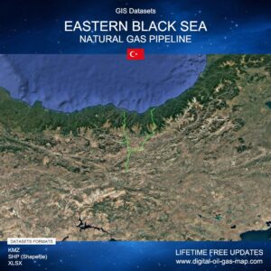 [Product Image] GIS Datasets of Eastern Black Sea Natural Gas Pipeline