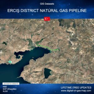 [Product Image] GIS Datasets of Erciş District Natural Gas Pipeline