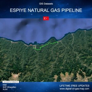 [Product Image] GIS Datasets of Espiye Natural Gas Pipeline