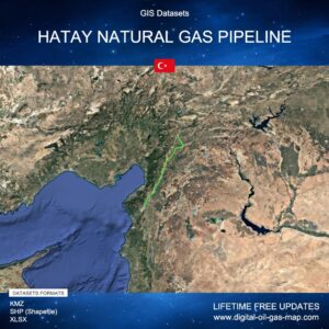 [Product Image] GIS Datasets of Hatay Natural Gas Pipeline