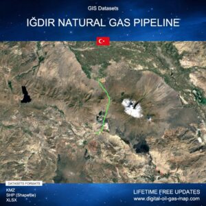 [Product Image] GIS Datasets of Iğdır Natural Gas Pipeline