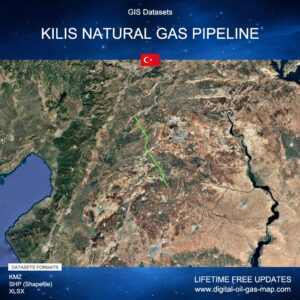 [Product Image] GIS Datasets of Kilis Natural Gas Pipeline