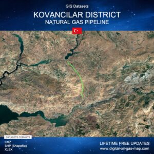 [Product Image] GIS Datasets of Kovancılar District Natural Gas Pipeline