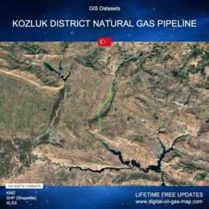 [Product Image] GIS Datasets of Kozluk District Natural Gas Pipeline