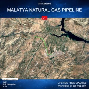 [Product Image] GIS Datasets of Malatya Natural Gas Pipeline