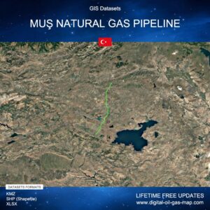 [Product Image] GIS Datasets of Muş Natural Gas Pipeline