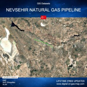 [Product Image] GIS Datasets of Nevsehir Natural Gas Pipeline