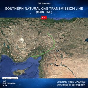 [Product Image] GIS Datasets of Southern Natural Gas Transmission Line (Main Line)