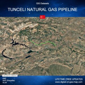 [Product Image] GIS Datasets of Tunceli Natural Gas Pipeline