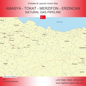 [Product Image] Amasya - Tokat - Merzifon - Erzincan Natural Gas Pipeline