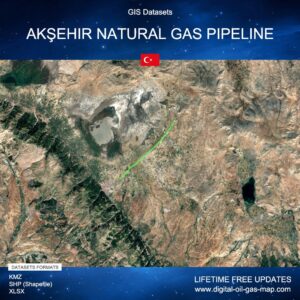 [Product Image] GIS Datasets of Akşehir Natural Gas Pipeline