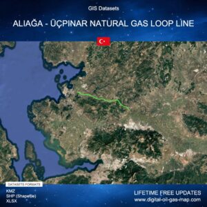 [Product Image] GIS Datasets of Aliağa - Üçpınar Natural Gas Loop Line