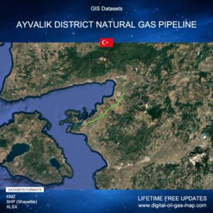 [Product Image] GIS Datasets of Ayvalık District Natural Gas Pipeline