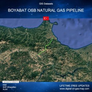 [Product Image] GIS Datasets of Boyabat OSB Natural Gas Pipeline