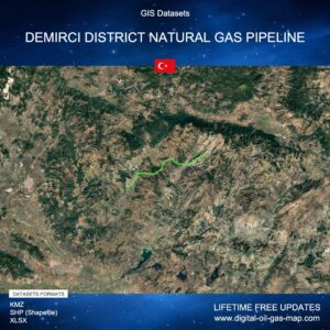 [Product Image] GIS Datasets of Demirci District Natural Gas Pipeline