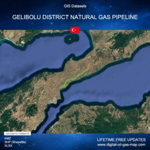 [Product Image] GIS Datasets of Gelibolu District Natural Gas Pipeline