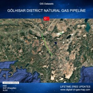[Product Image] GIS Datasets of Gölhisar District Natural Gas Pipeline